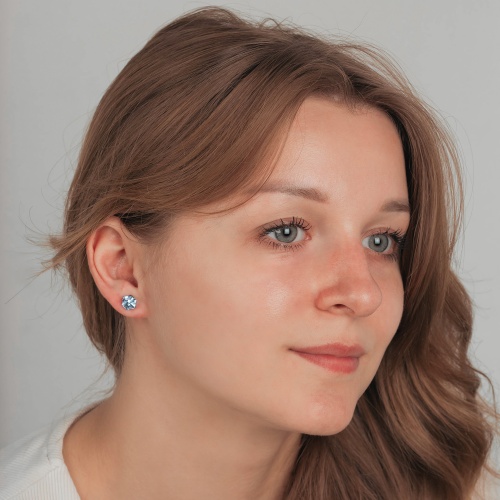 Пусеты Fiore Luna  Ocean, SWE2127/2 OC S фото 2